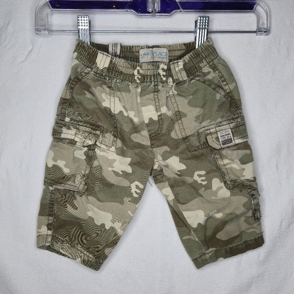 The Children's Place Other - Children's Place Kids Camouflage Cargo Bottoms Elastic Waist Size 6 To 9 Months